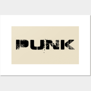 punk logo design Posters and Art